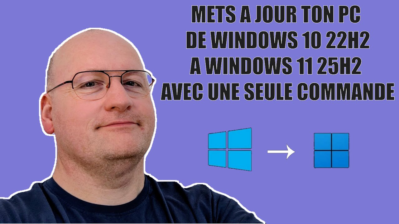 Mise à jour Windows 10 22H2 vers 11 25H2 sur PC non compatible 🔧