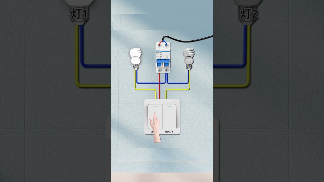 Double Switch Controls for Two Lights | Easy Wiring Instructions