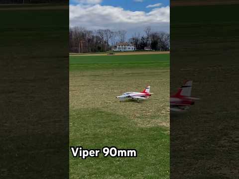Can This Jet Take Off In Grass ? E-flite Viper 90mm #rcjet #aviation #rcplane #shorts