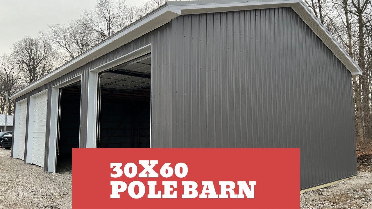 30x60 Steel Pole Barn in Seneca County 🏡
