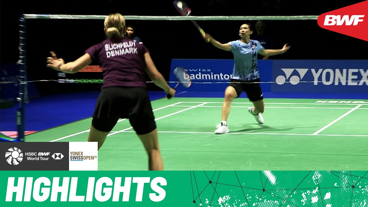 Exciting Match: Mia Blichfeldt vs. Pornpawee Chochuwong at Swiss Open 2023 🎯