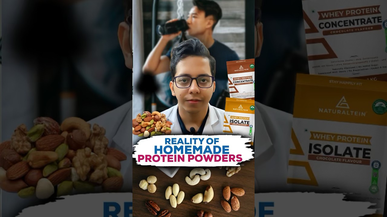 DIY Protein Powder at Home 🥄 | Easy & Healthy Recipe by Dt. Bhawesh