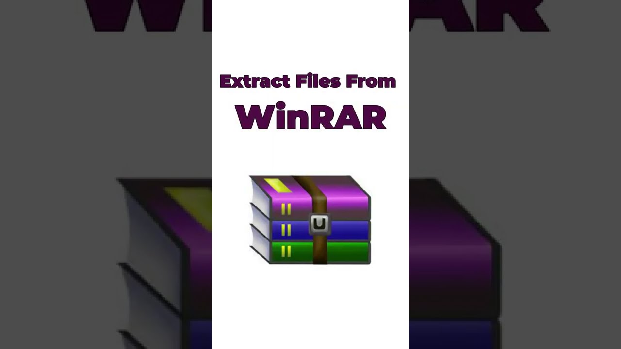How to Extract Files from WinRAR
