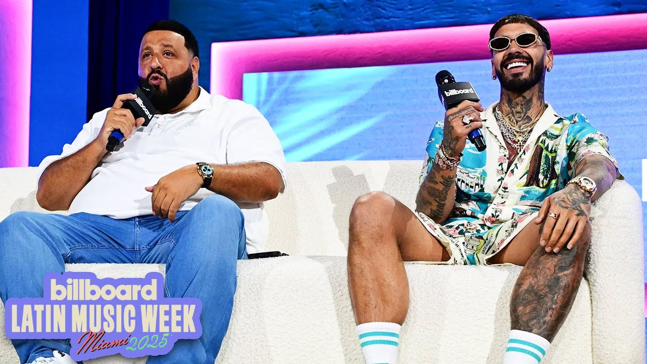 Anuel AA & DJ Khaled Talk Genre Crossover & Collaborations at Billboard Latin Music Week 🎶