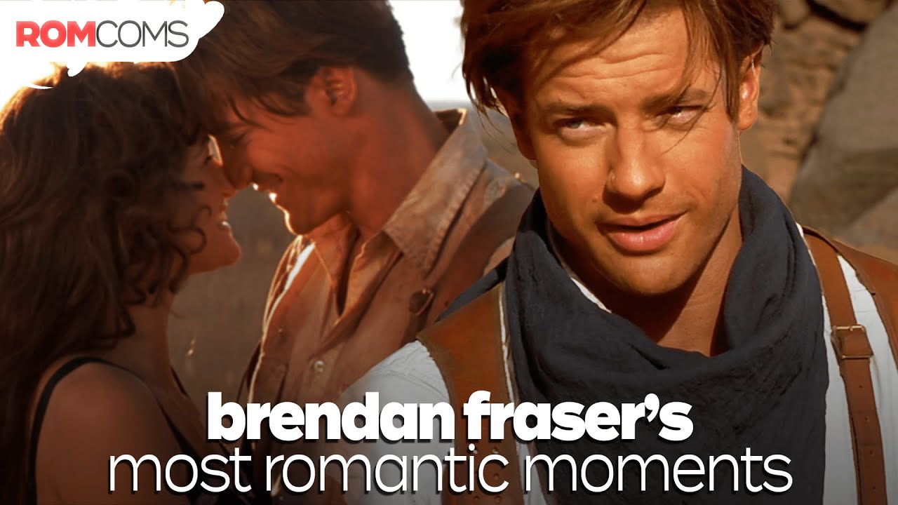 Brendan Fraser's Romantic Moments in The Mummy π