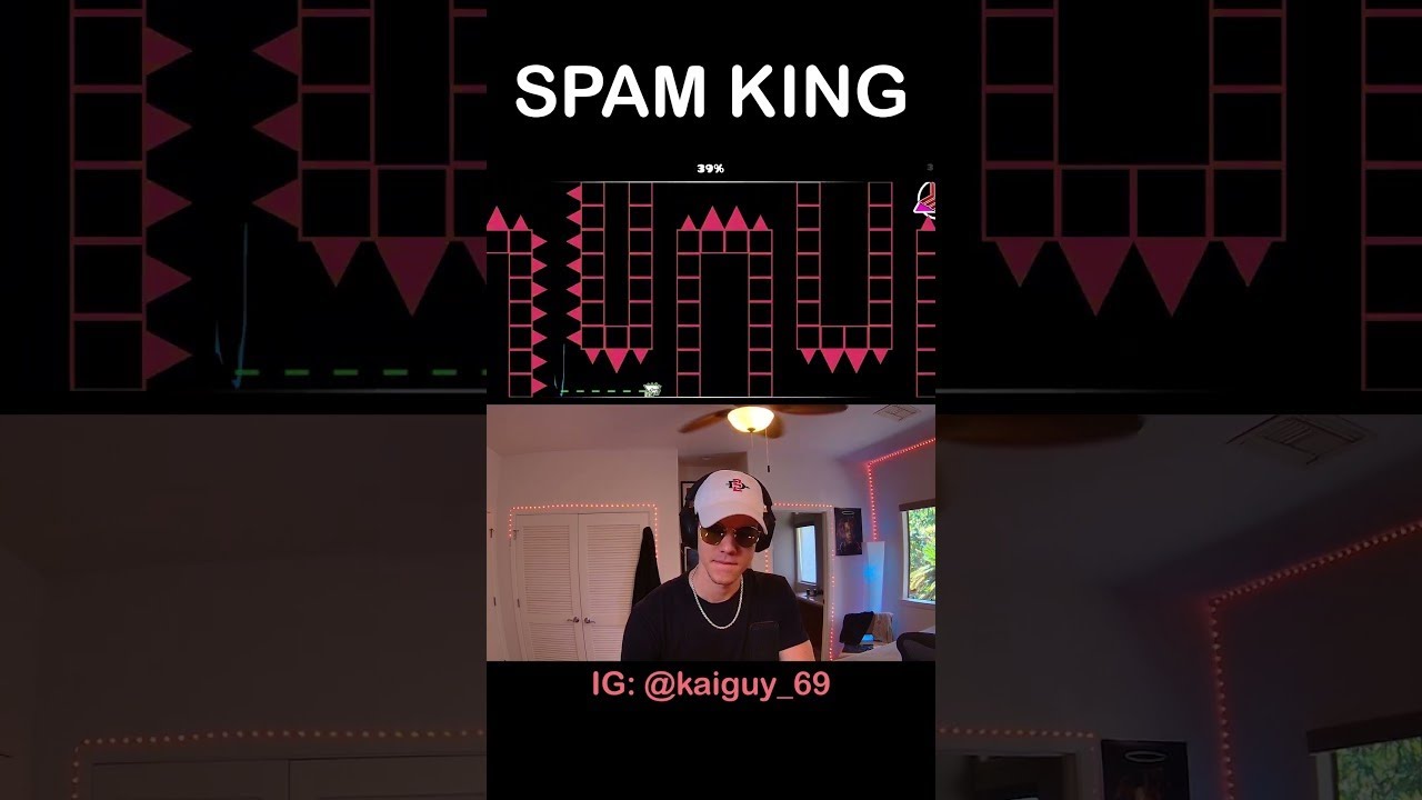 Geometry Dash: Spam King vs 10 Levels of Difficulty