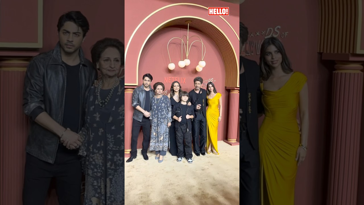 Shah Rukh Khan & Family Shine at Aryan Khan’s Netflix Premiere