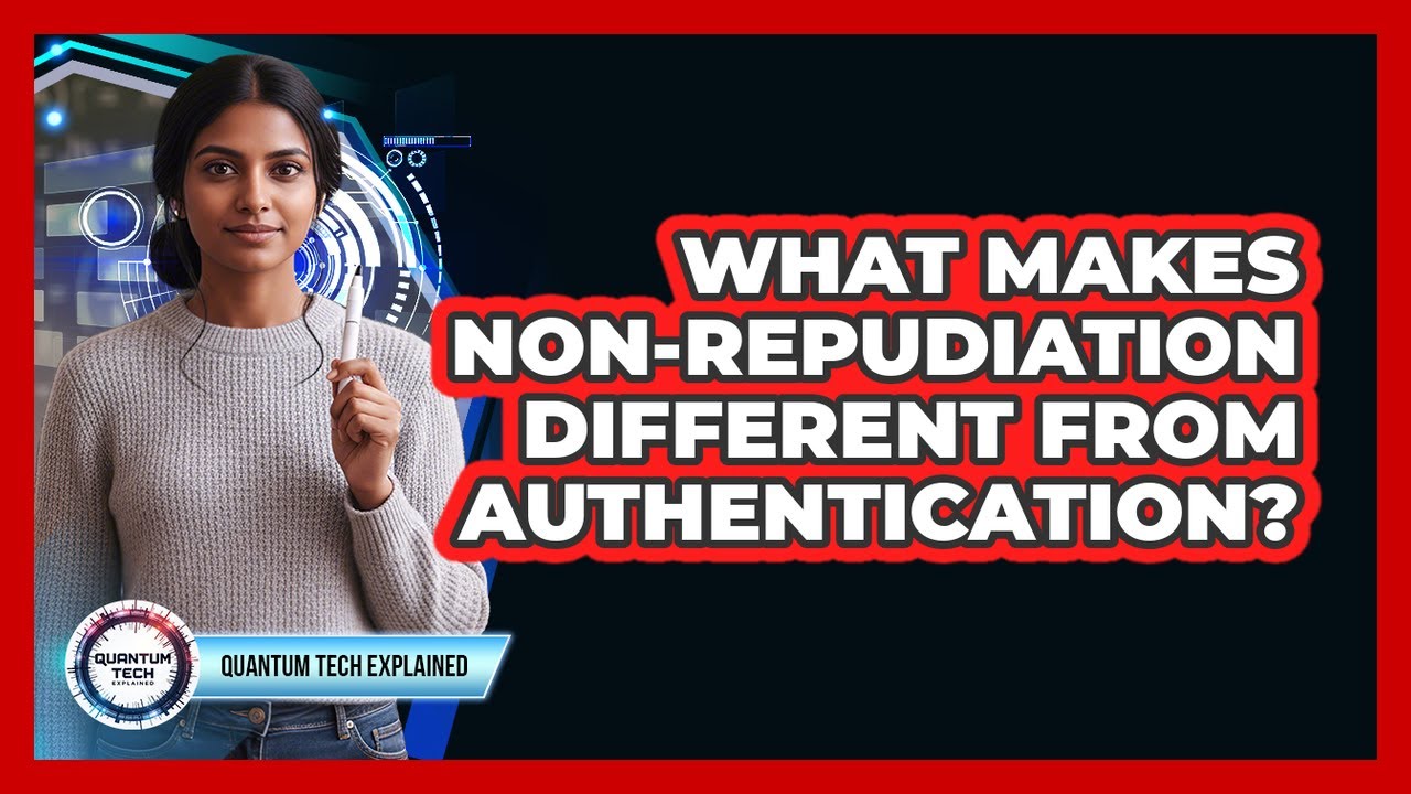What Makes Non-Repudiation Different From Authentication?