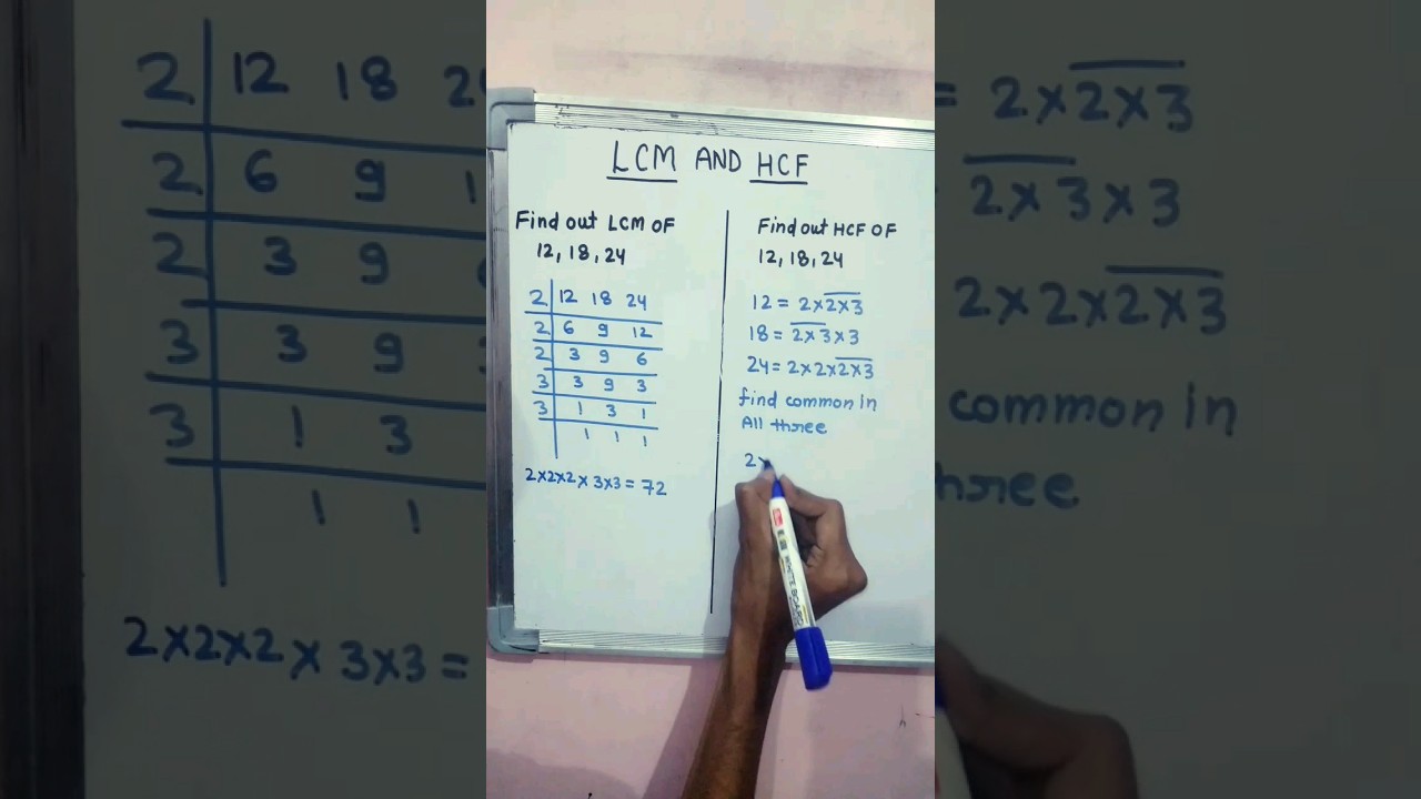 Quick & Easy Method to Find LCM & HCF | Math Tricks 🔢