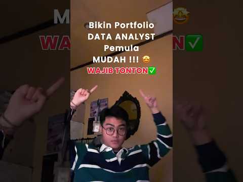 Tutorial Membuat Portfolio Data Analyst Pemula 2024 Mudah | Tableau Tutorial | #dataanalysis #excel