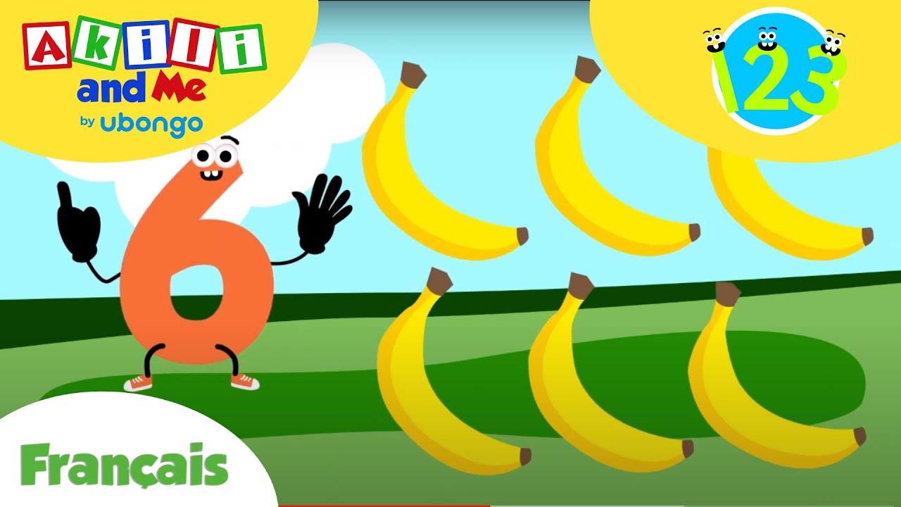 Compter fruits avec ton doigts | Les Chiffres et les formes | Dessin animé éducatif pour les enfants