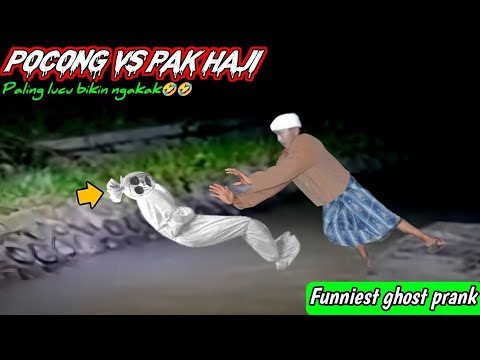 Prank Pocong Vs Pak Haji || Paling Lucu Bikin Ngakak🤣🤣