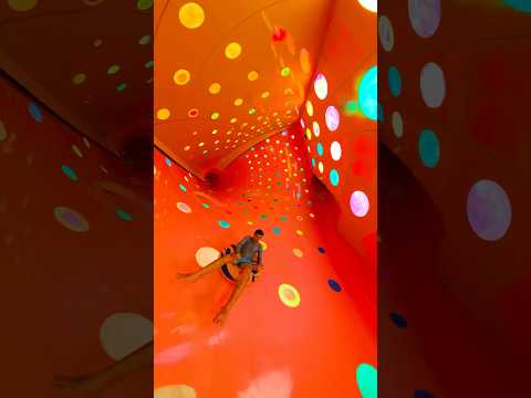 Polkadot funnel water slide! #shorts