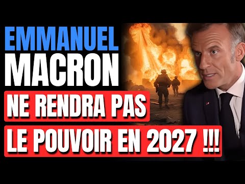 #Macron annonce quâil sera encore prĂ©sident aprĂšs 2027 ! Voici comment il compte sây prendre !
