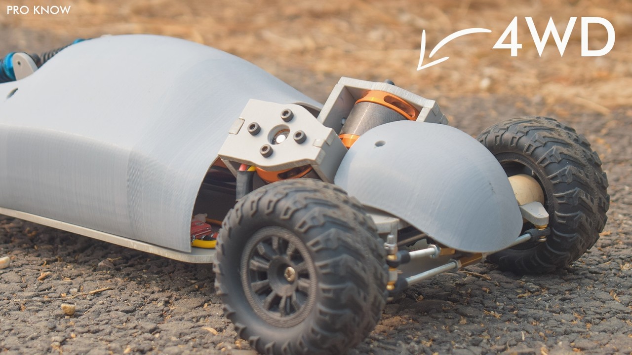Build a High-Speed Handmade 4WD RC Car from PVC Pipe 🚗