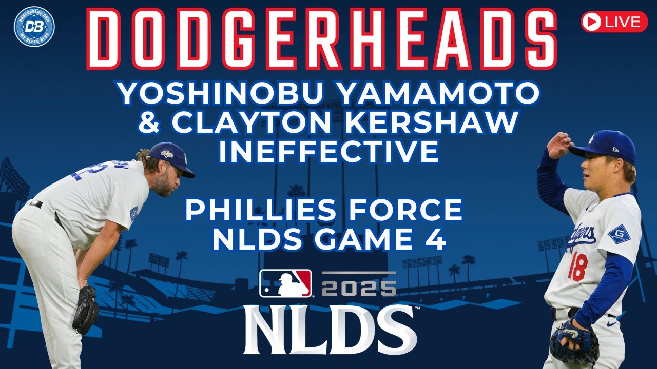 DodgerHeads: Yamamoto & Kershaw Shine Amid Offense Struggles as Phillies Force Game 4 ⚾