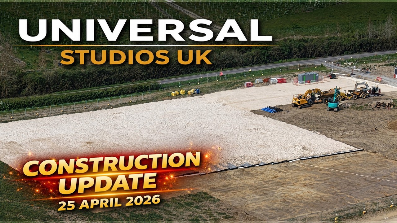 Universal Studios UK Weekly Construction Update | 25 April 2026