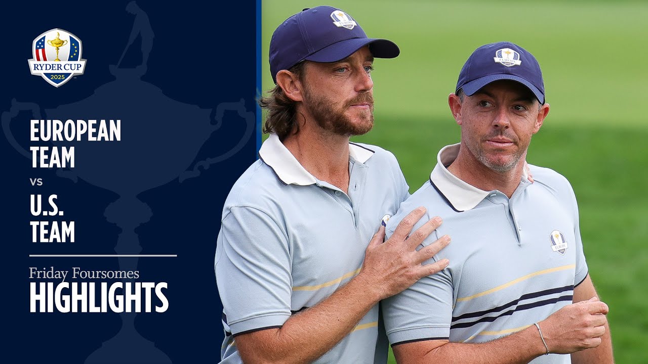 2025 Ryder Cup Friday Foursomes Highlights at Bethpage Black ⛳