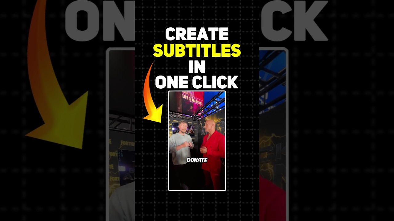 1-Click Subtitle Generator 🚀 | Top Auto Caption Tool