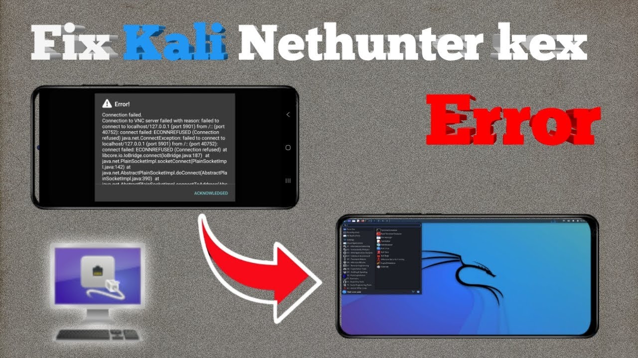 Fix Kali Nethunter Kex Connection Error Easily 🔧