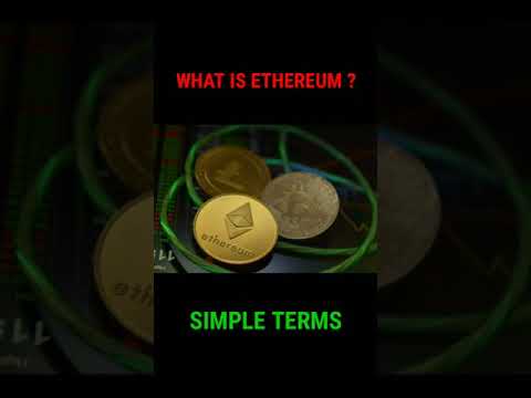 What is Ethereum ? | What is ethereum blockchain | Explained in simple term |cryptocurrency| #shorts