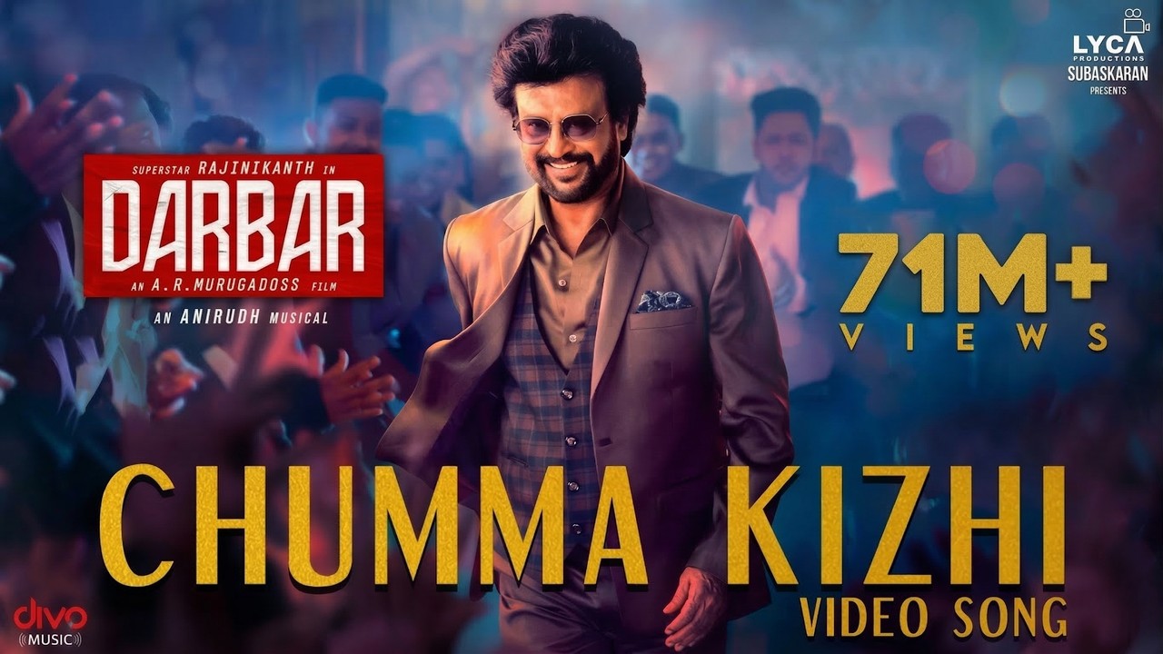 DARBAR (Tamil) - Chumma Kizhi (Video Song) | Rajinikanth | AR Murugadoss | Anirudh | Subaskaran