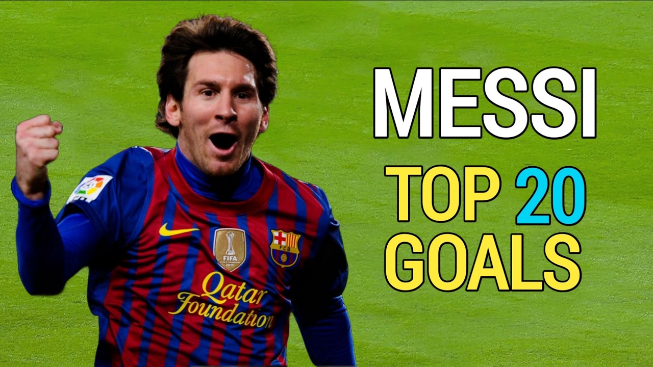 Messi's Top 20 Goals Ever ⚽