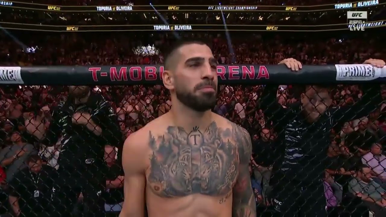 Ilia Topuria vs Charles Oliveira Bruce Buffer Introductions UFC 317