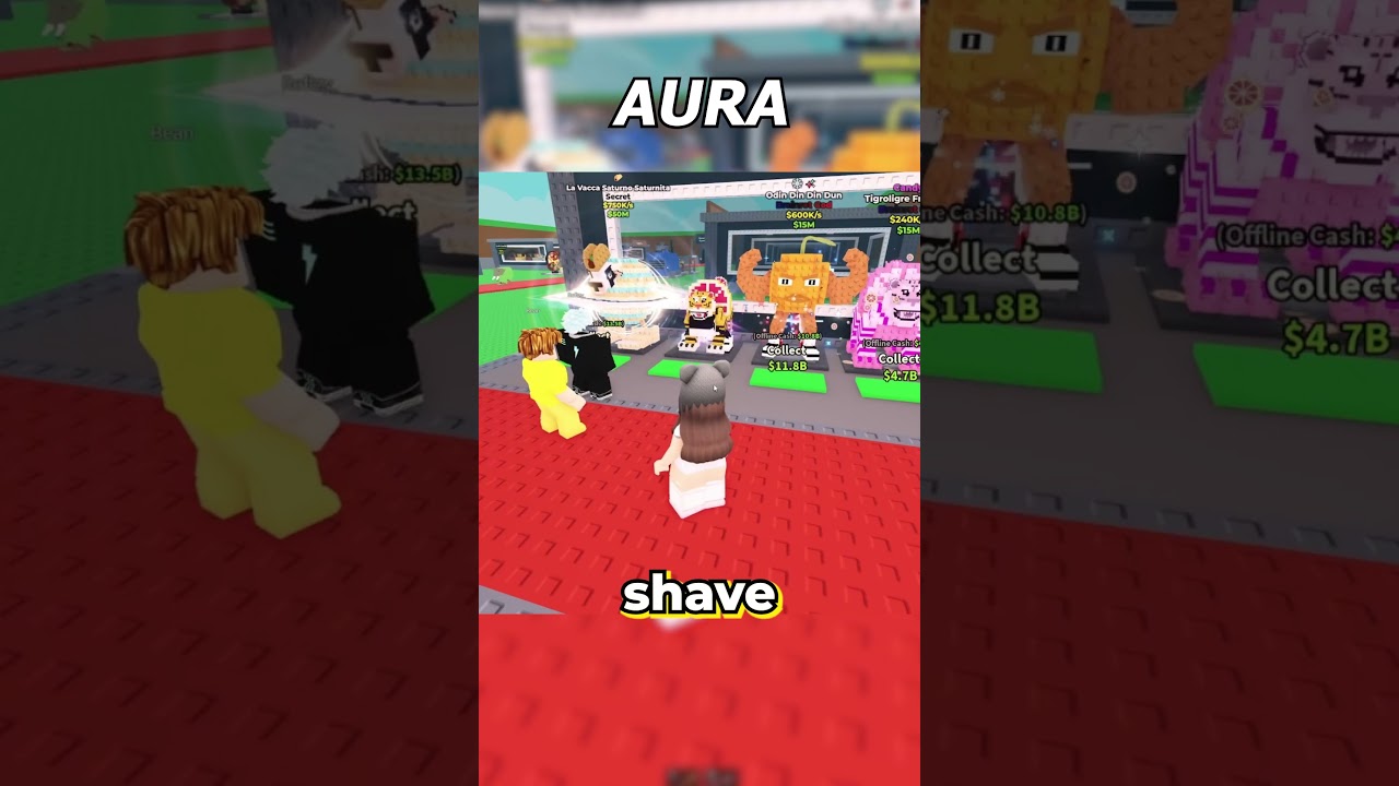 9999 AURA MOMENT in Roblox Steal A Brainrot #roblox