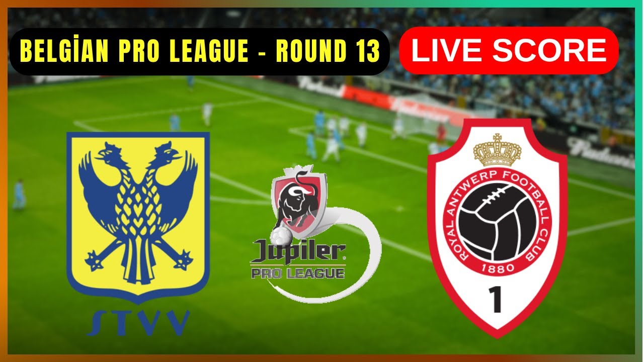 Live: Sint-Truidense VV vs Royal Antwerp FC – Belgian Pro League Round 13 ⚽