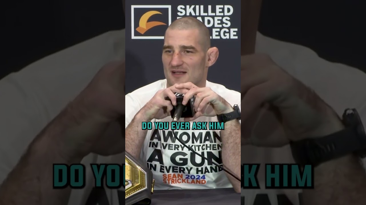 Strickland Slams Garry at UFC 297 Media Day 🥊
