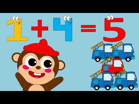 Suma para niños - Estrategias para niños de preescolar -✍Tabla del 1 - Matemática divertidas