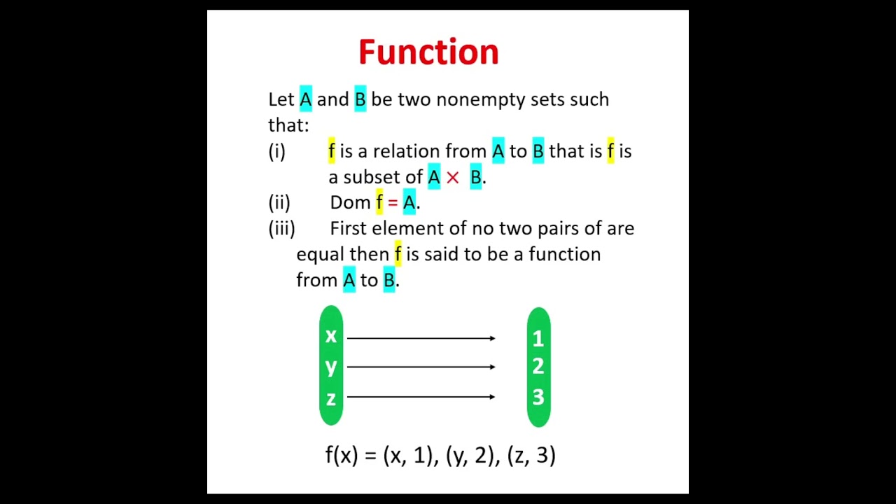 Function | Definition and Explanation