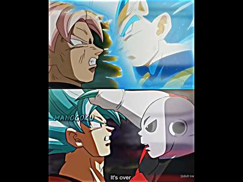 Vegeta vs Goku black X Goku vs Jiren☠️ #goku #anime #dbs #db #dbz #shorts #vegeta