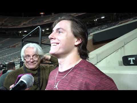 OU Football: John Mateer Postgame Interview | Oklahoma 33, Tennessee 27