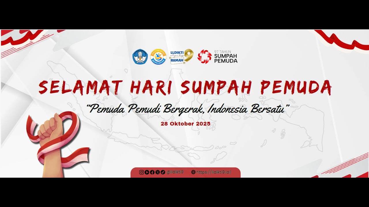 Peringatan Hari Sumpah Pemuda ke-97 Tahun 2025 | LLDIKTI IX