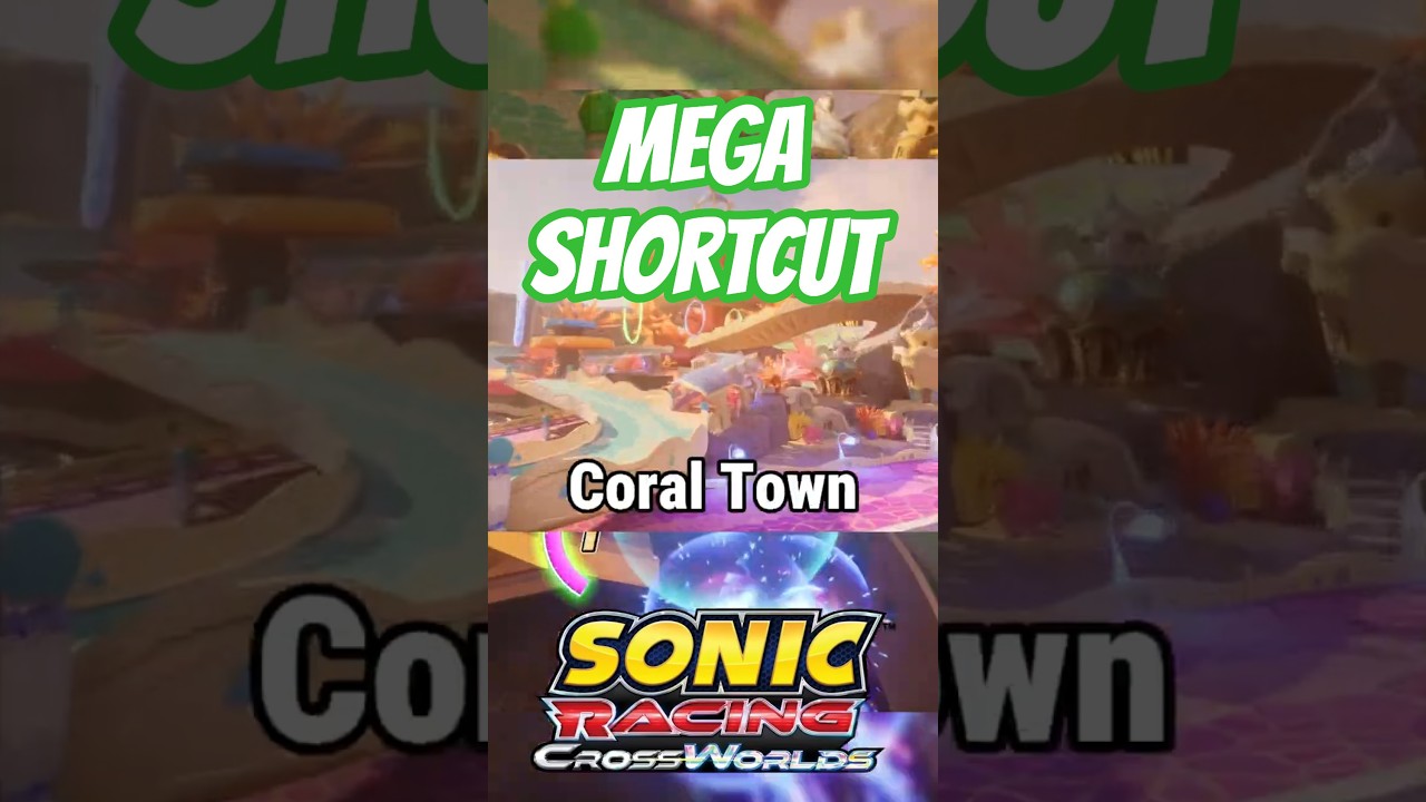 Epic Coral Town Shortcut in Sonic CrossWorlds ๐