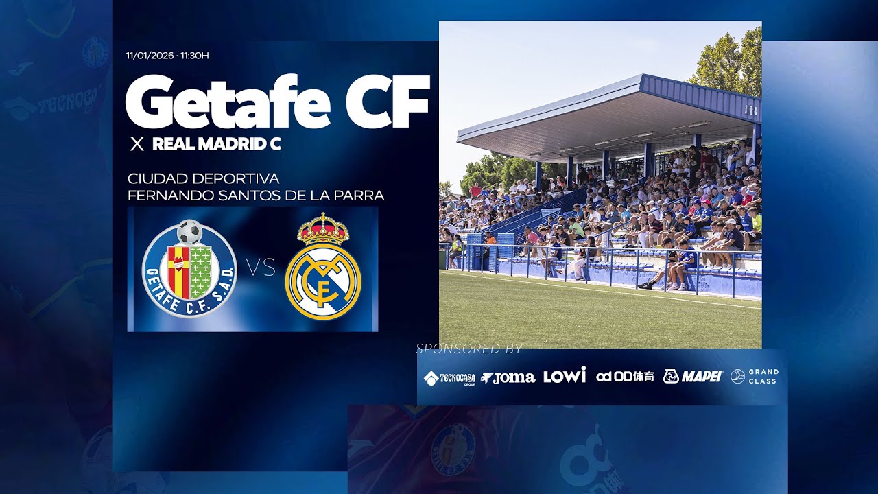 Getafe CF 'B' vs Real Madrid 'C' - Segunda RFEF Jornada 18