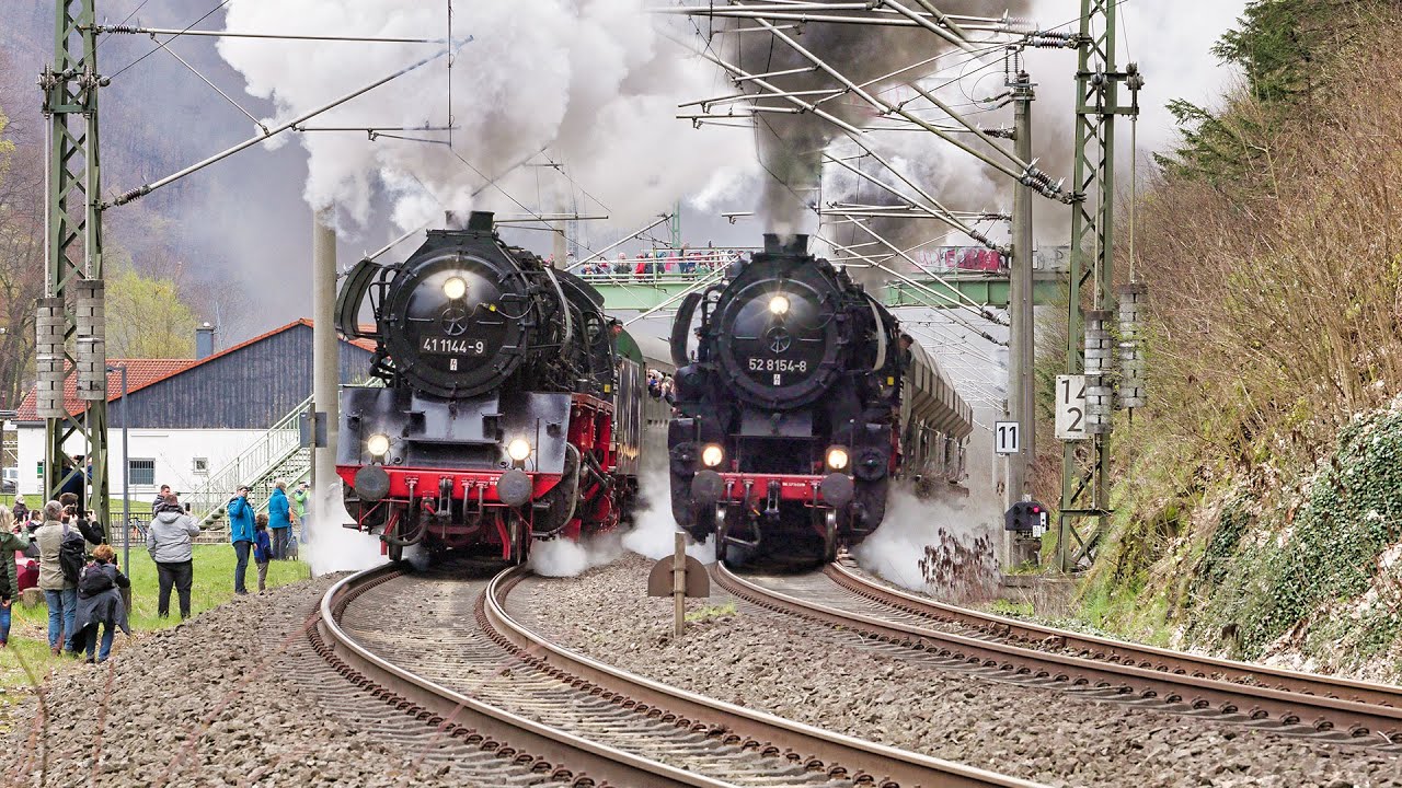 Steam Train Race on Tharandt Incline 🚂