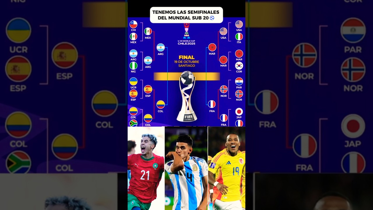 Semifinales del Mundial Sub 20 ⚽