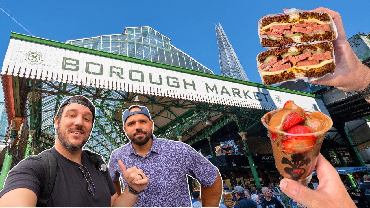 Sampling Borough Market with a Pro Chef 🍴