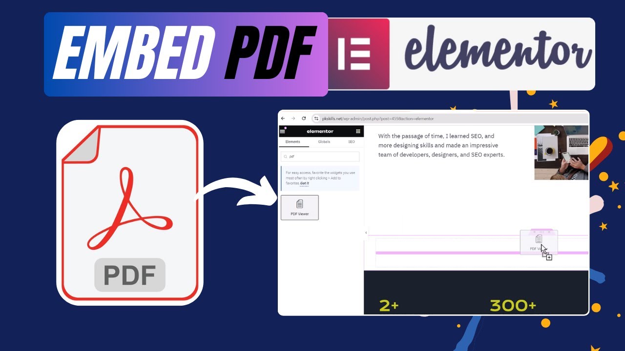Embed PDF in Elementor Easily for Free 📄