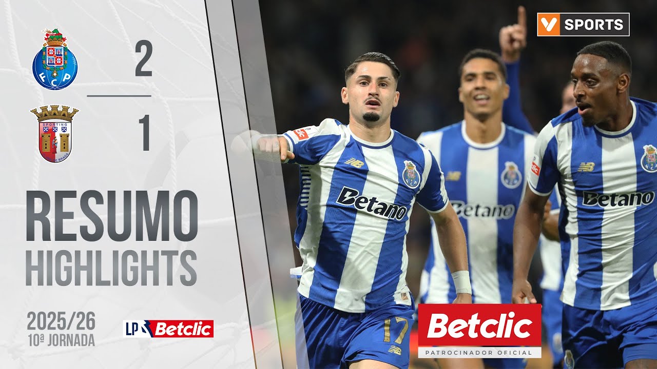 FC Porto conquista vitória emocionante contra Braga na Liga Betclic ⚽