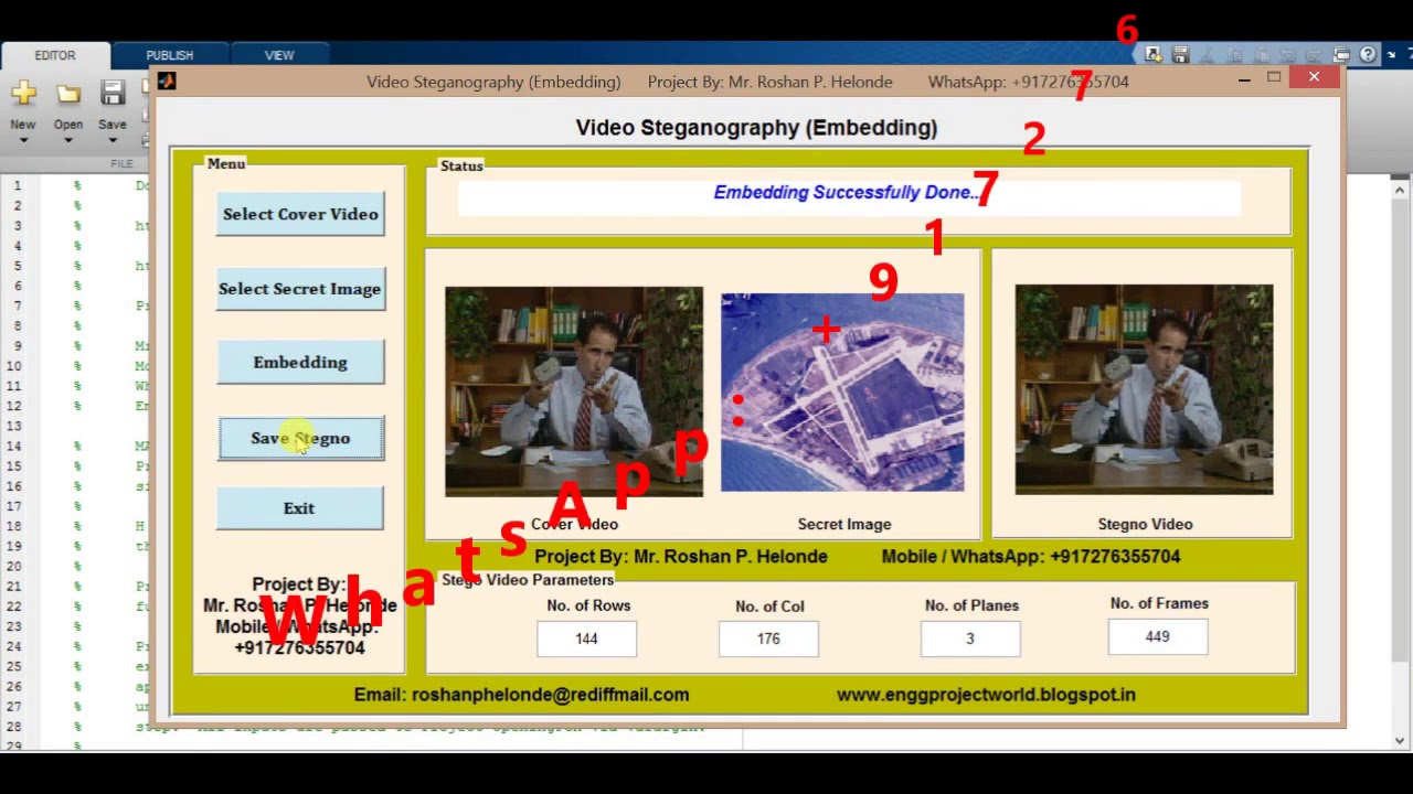 How to Hide a Secret Image in a Video Using MATLAB | Step-by-Step Tutorial 🎥