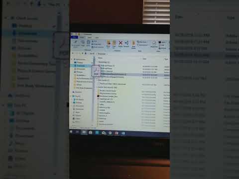 How to drag and drop a file into a new folder