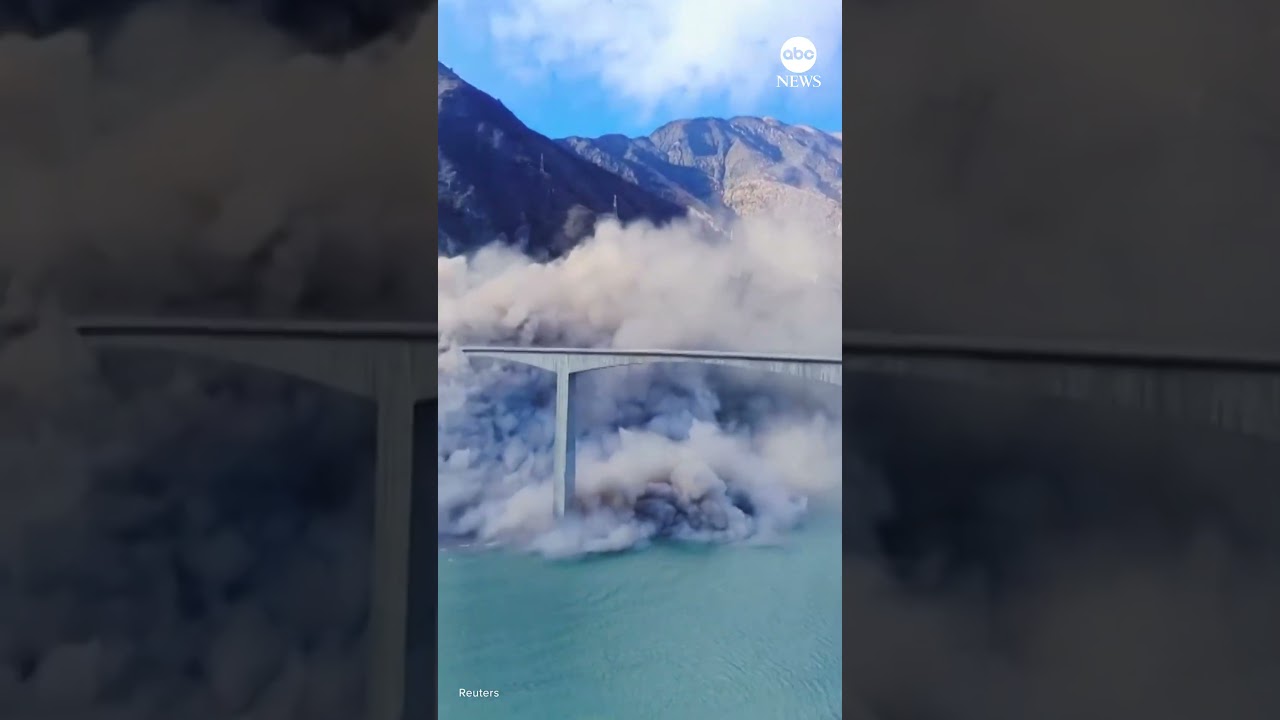 Chinese Hongqi bridge collapses months after opening