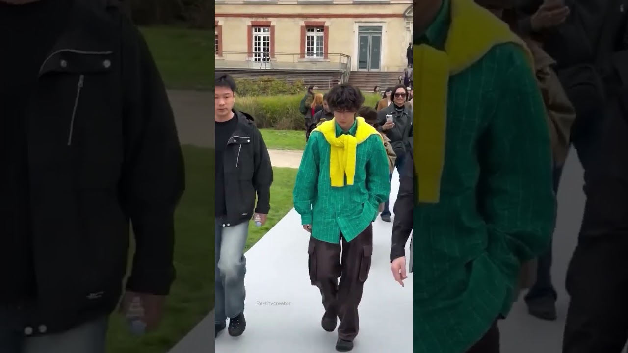 Wang Yibo at Loewe Spring/Summer 2026 Paris Fashion Week