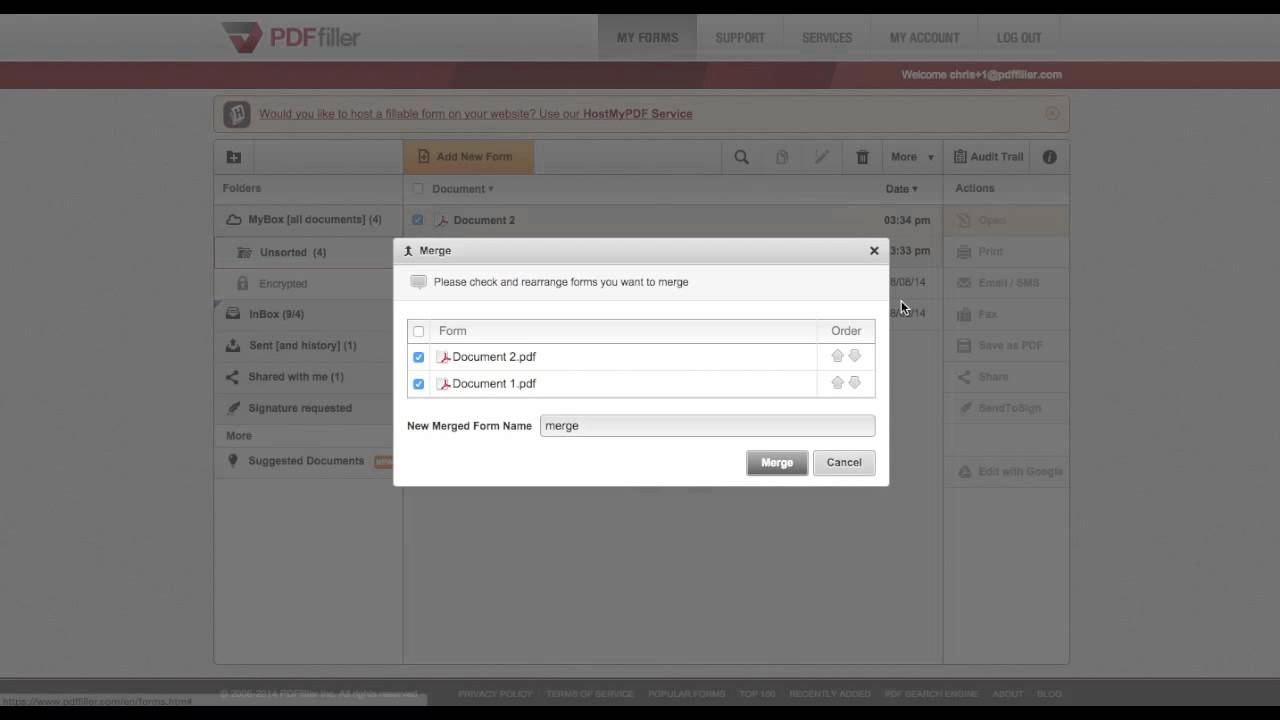 Effortlessly Organize & Merge PDFs with PDFfiller ✨