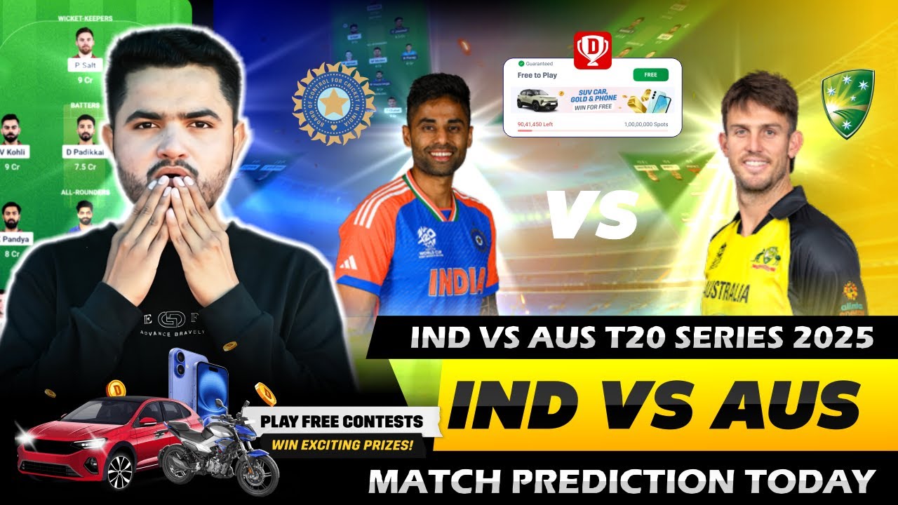 IND vs AUS 3rd T20I Dream11 Predictions & Fantasy Tips π