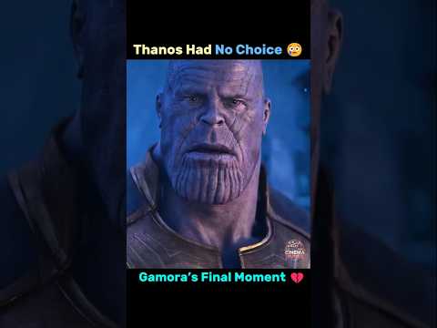 Gamora’s Tragic End 💔 | Thanos’ Painful Choice | Avengers Infinity War Short